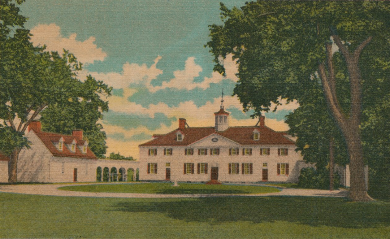 Mansion and Court Yard, 1946 tekijältä Unbekannt