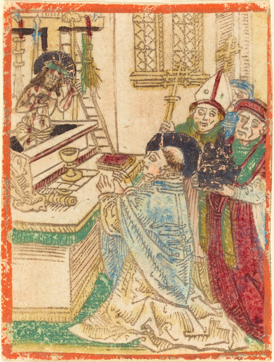 La missa de Sant Gregori, 14801490. finlandès tekijältä Unbekannt