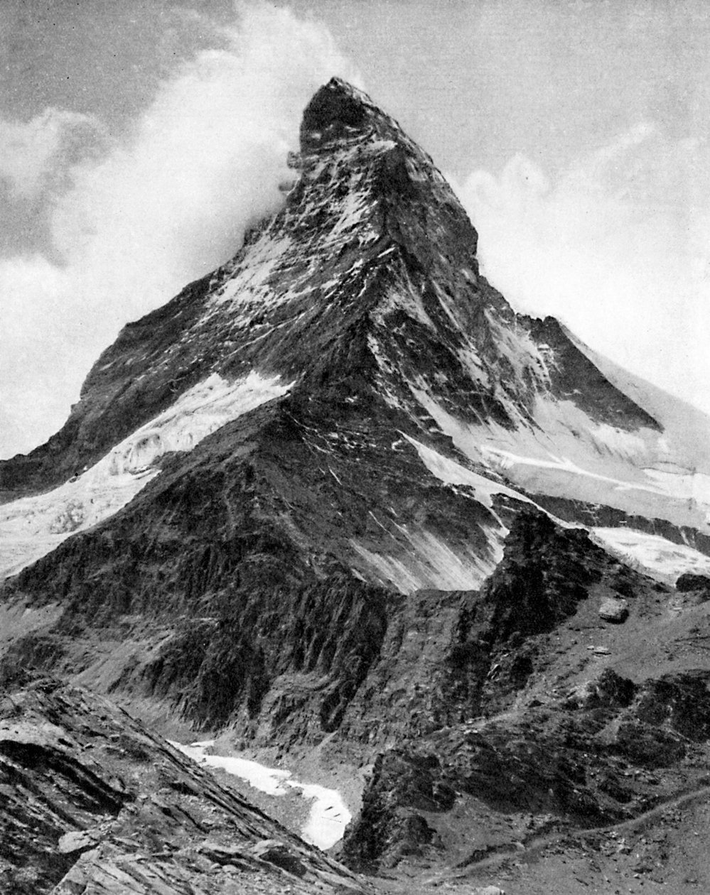 Matterhorn, Alpit, 1900-luku tekijältä Unbekannt