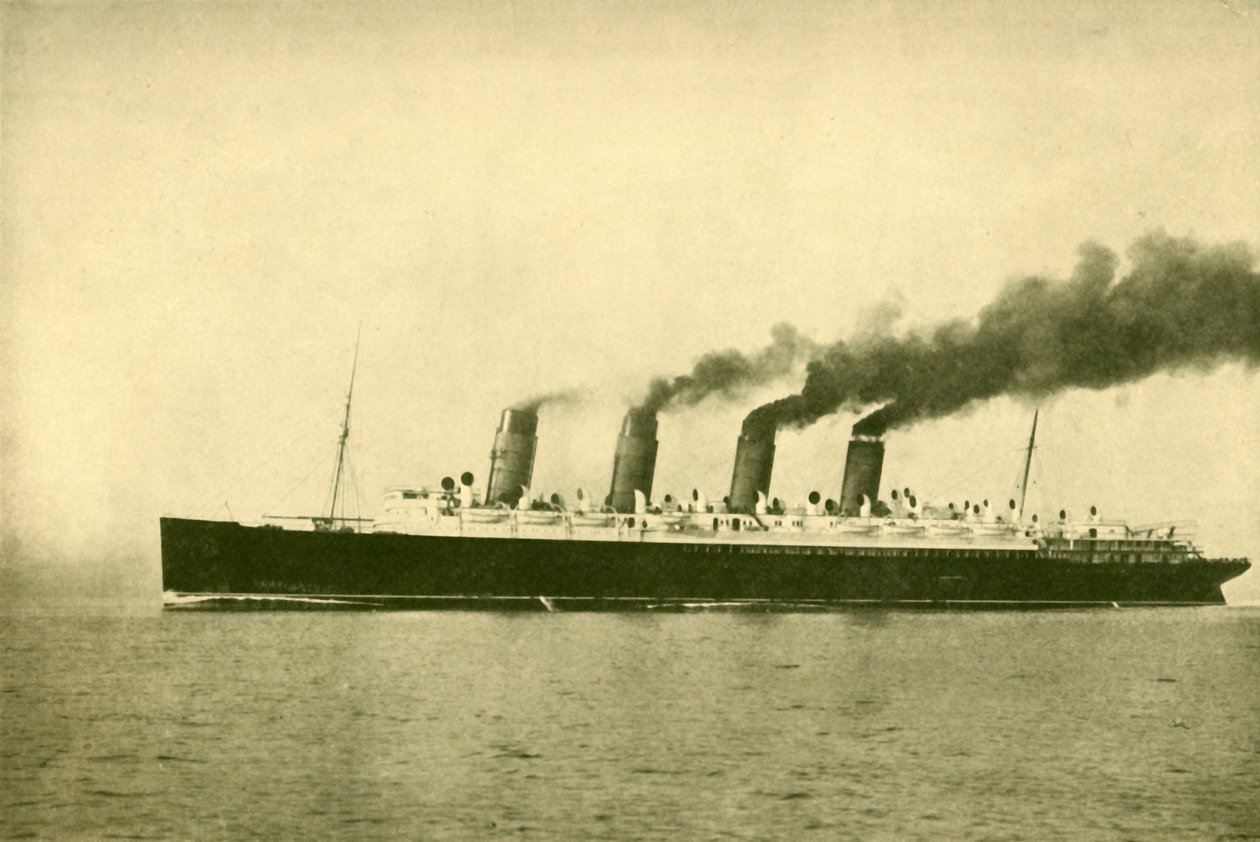Mauretania Cunard Line, 30 696 tonnia, vuodelta 1930. tekijältä Unbekannt