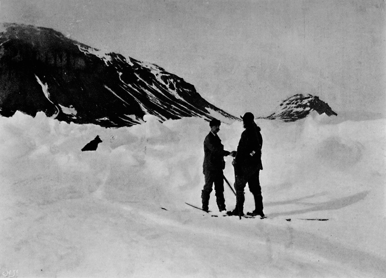 Jacksonin ja Nansenin tapaaminen, c1893-1896, 1897 tekijältä Unbekannt