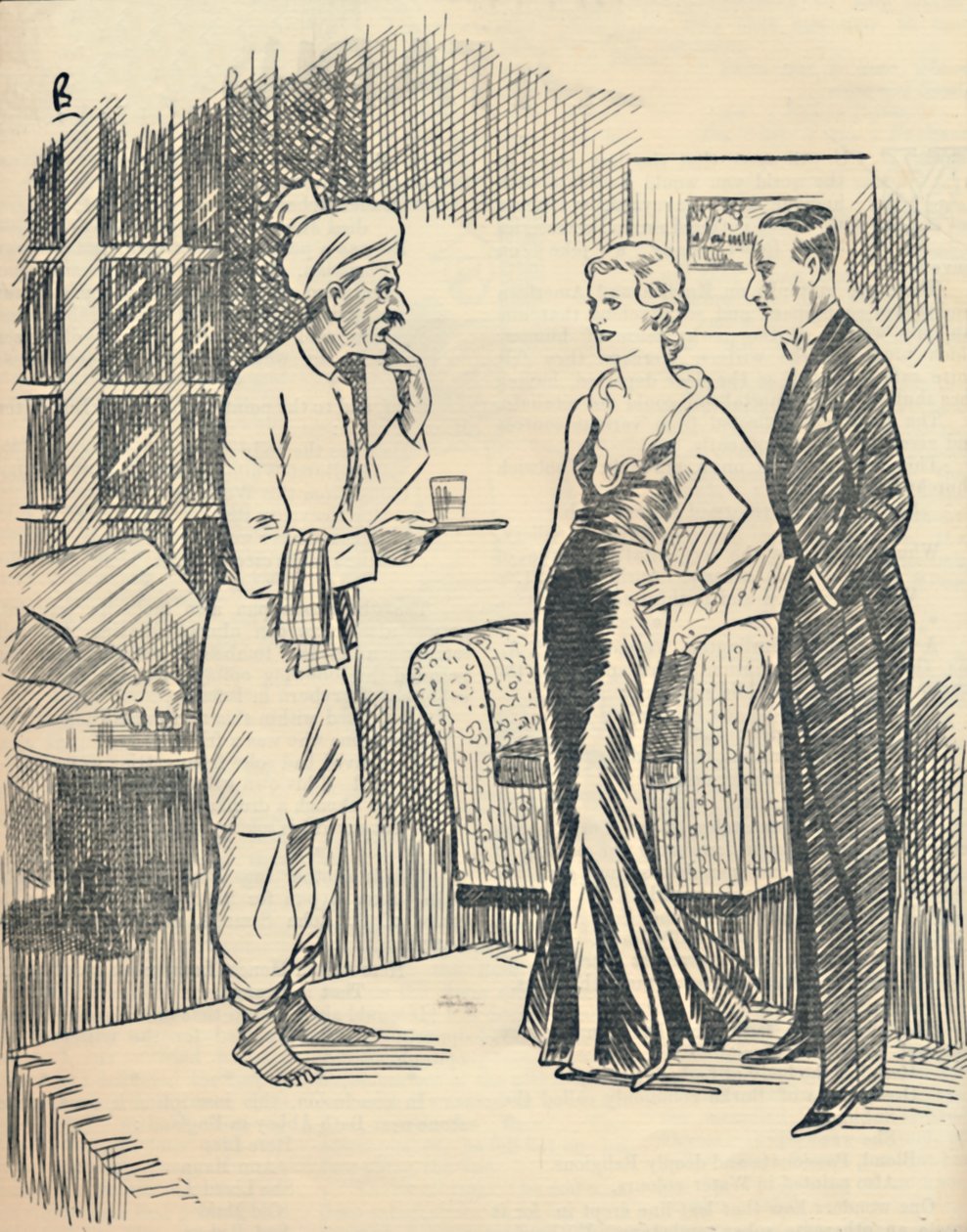 Memsahib esittelee äskettäin hankittua Hindustani..., 1936. tekijältä Unbekannt