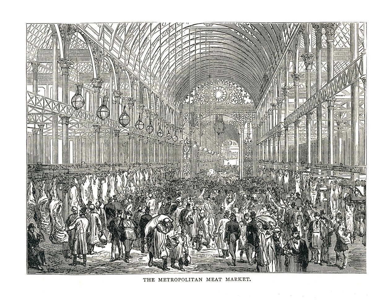 Metropolitan Meat Market, 1878 tekijältä Unbekannt