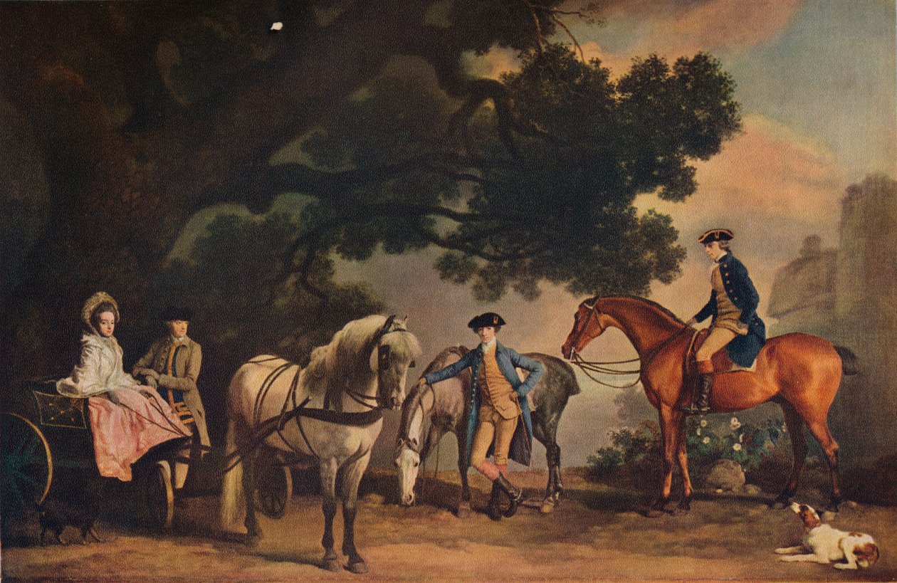 Milbanken ja Melbournen perheet, c1796, 1929 tekijältä Unbekannt