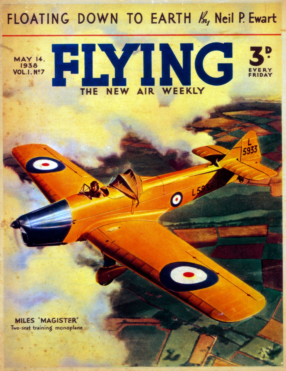 Miles Magister -lentokone, 1938 tekijältä Unbekannt