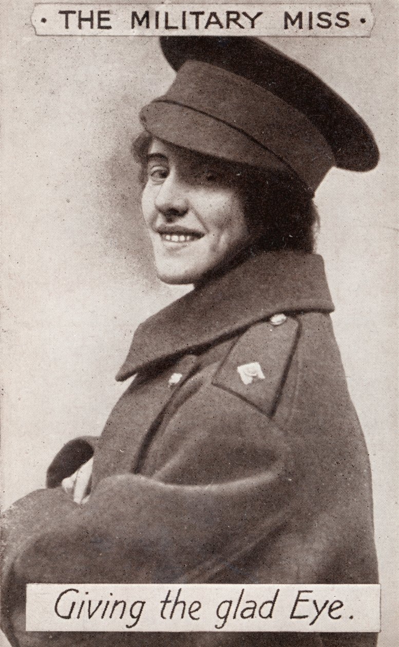 The Military Miss - Giving the glad Eye., c1914 tekijältä Unbekannt