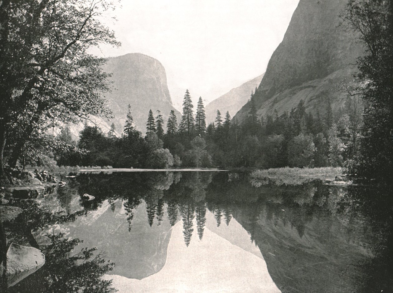 The Mirror Lake, Yosemite Valley, USA, 1895. tekijältä Unbekannt