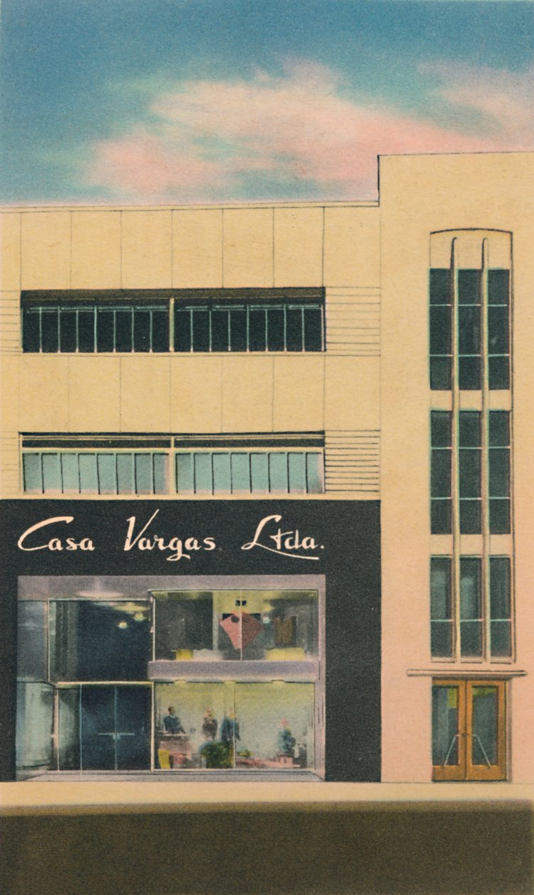 Moderni tavaratalo Casa Vargas Ltda., Barranquilla, 1940-luku tekijältä Unbekannt