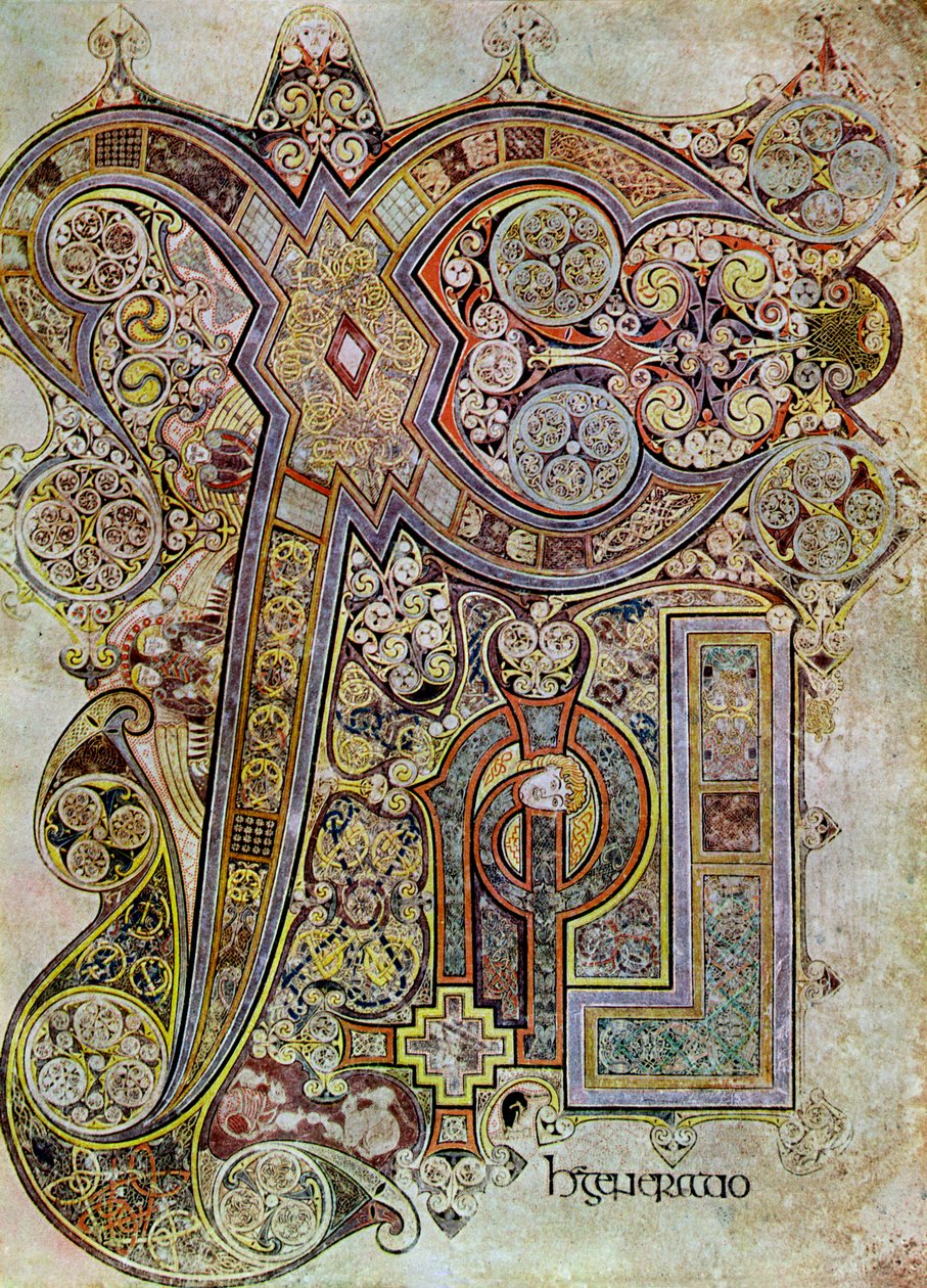 Monogrammisivu, 800 jKr., 1900-luku tekijältä Unbekannt