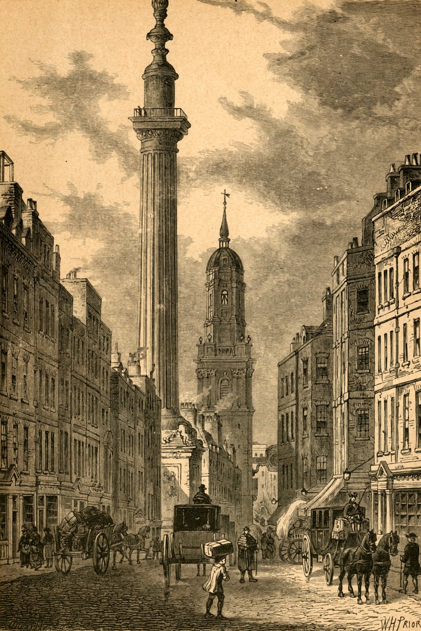 Monumentti ja Pyhän Magnuksen kirkko, noin 1800, 1897. tekijältä Unbekannt