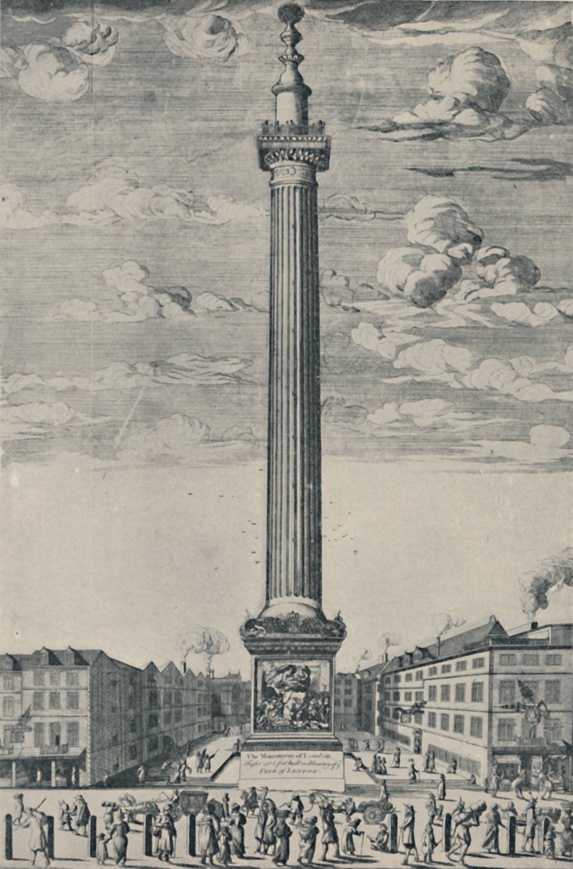 Lontoon muistomerkki, c1685, 1920 tekijältä Unbekannt