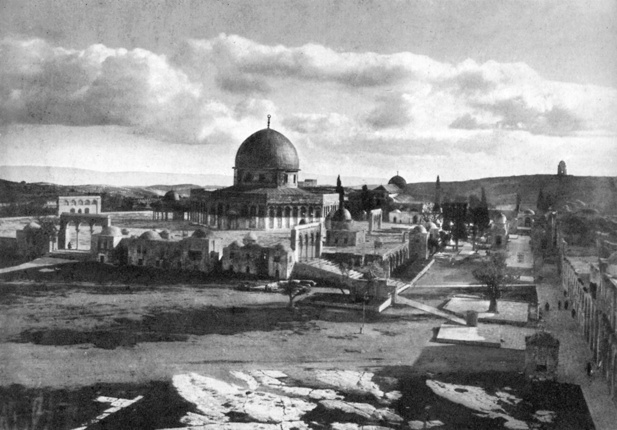 Omarin moskeija muinaisen temppelin paikalla, Betlehem, Israel, 1926 tekijältä Unbekannt