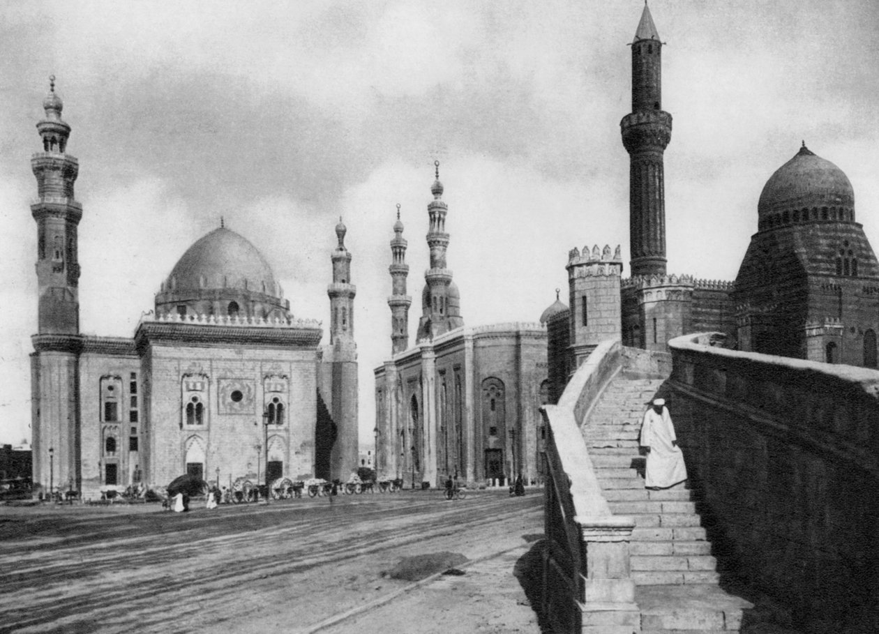 Sulttaani Hassanin ja El Rufain moskeijat, Kairo, Egypti, 1920-luku tekijältä Unbekannt