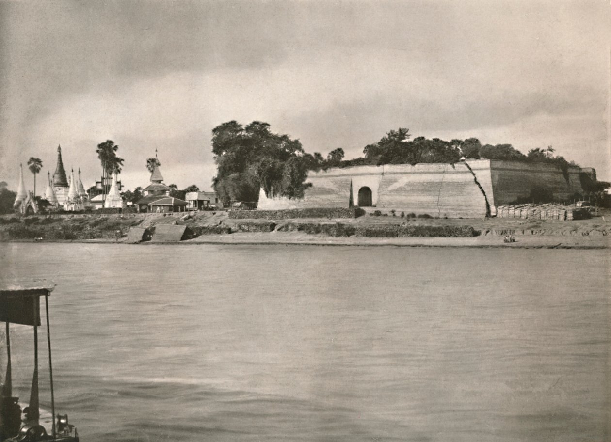 Murhlan linnoitus Irrawaddylla, 1900. tekijältä Unbekannt