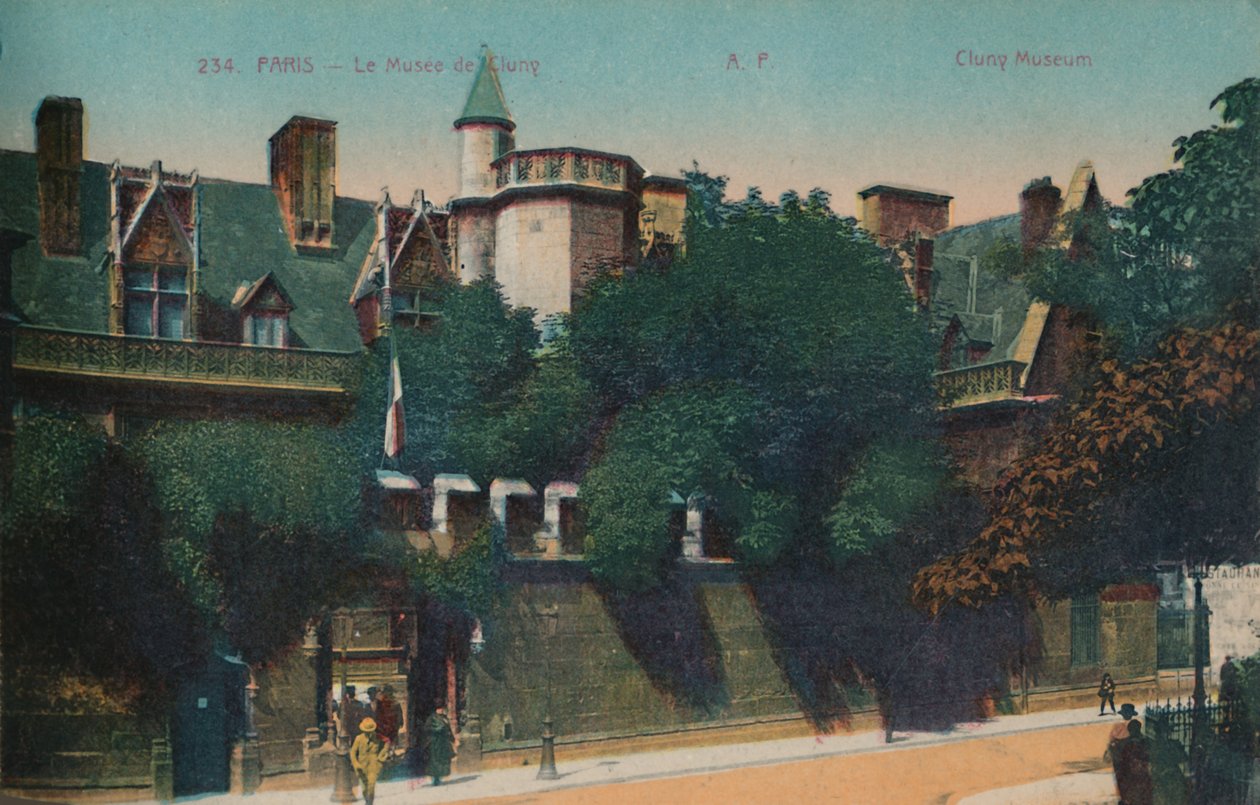 Musee de Cluny Cluny -museo, Pariisi, 1920 tekijältä Unbekannt