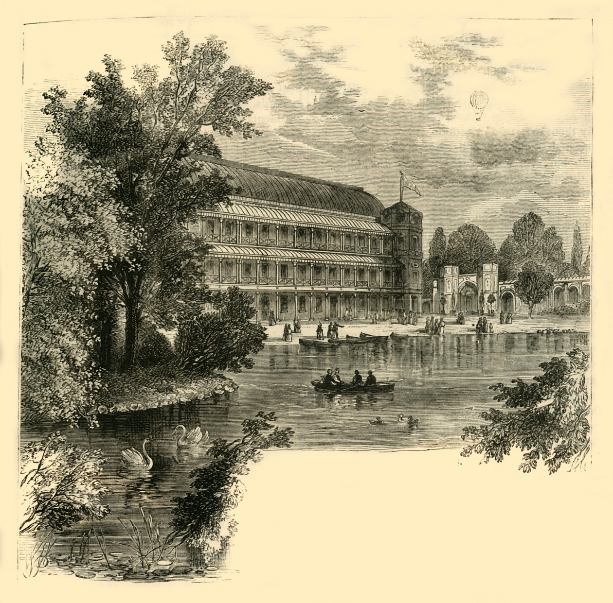 The Music Hall, Surrey Gardens, 1878. tekijältä Unbekannt