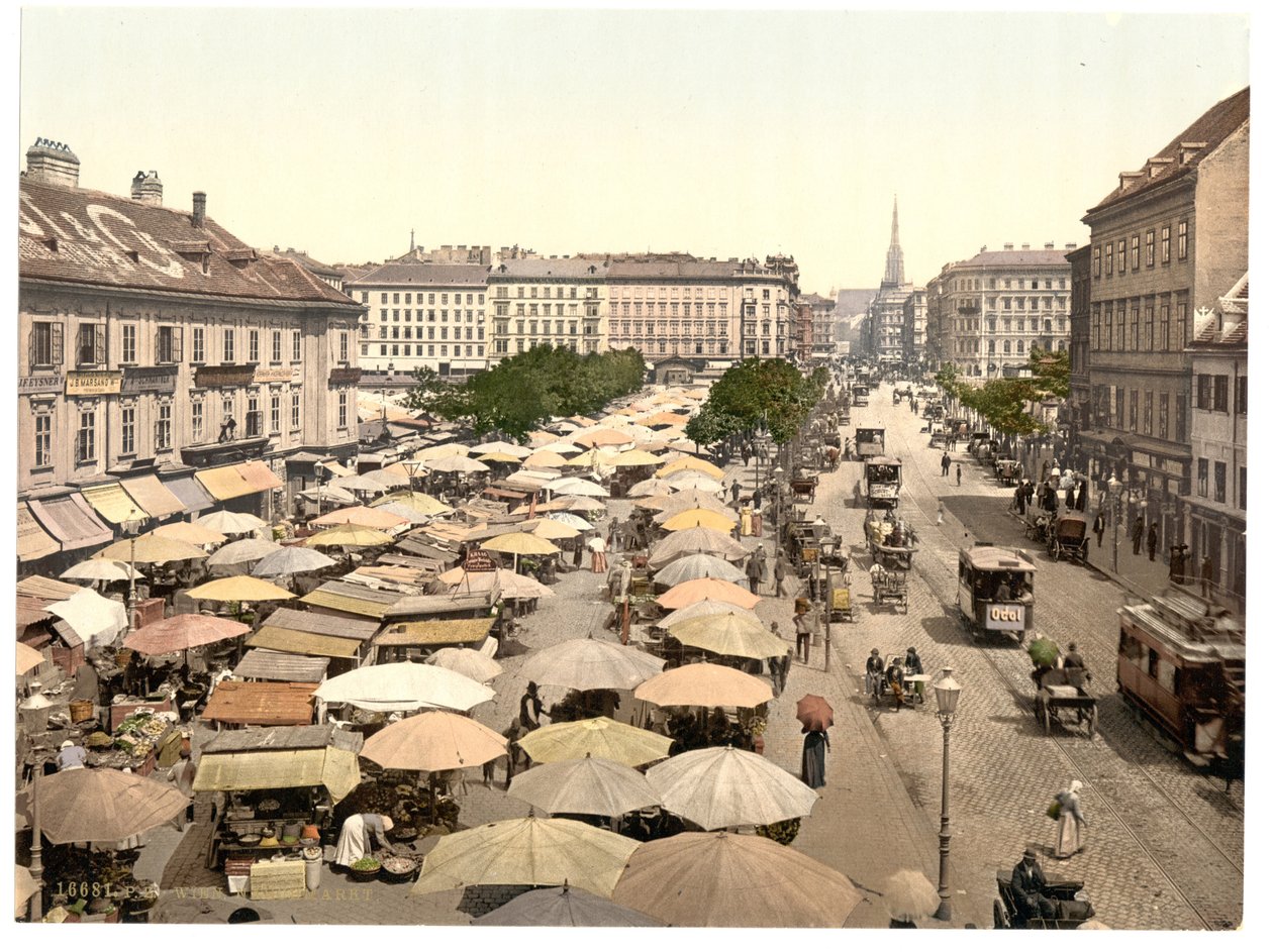 Naschmarkt, Wien tekijältä Unbekannt