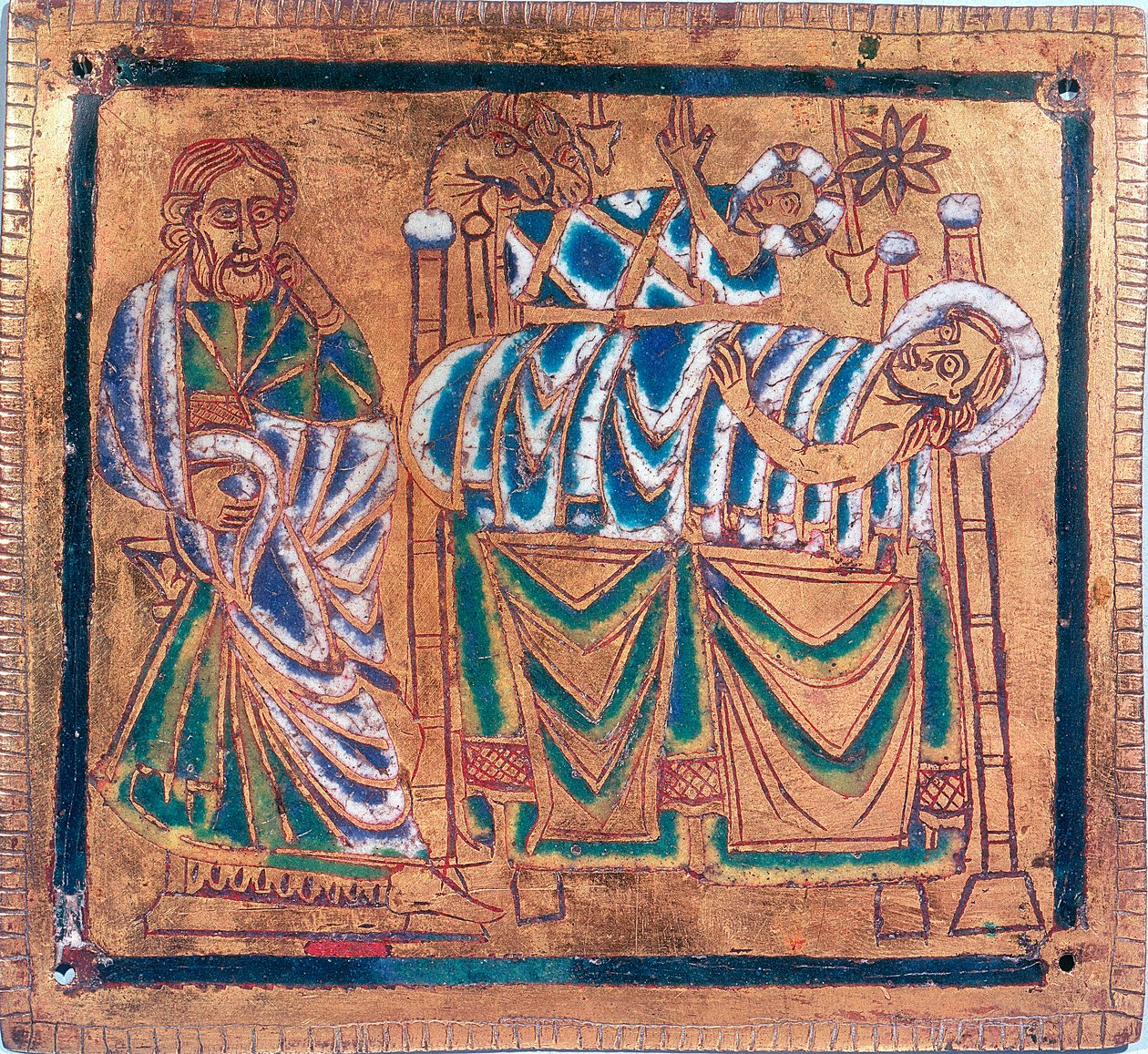 Syntymä, 1400-luku tekijältä Unbekannt