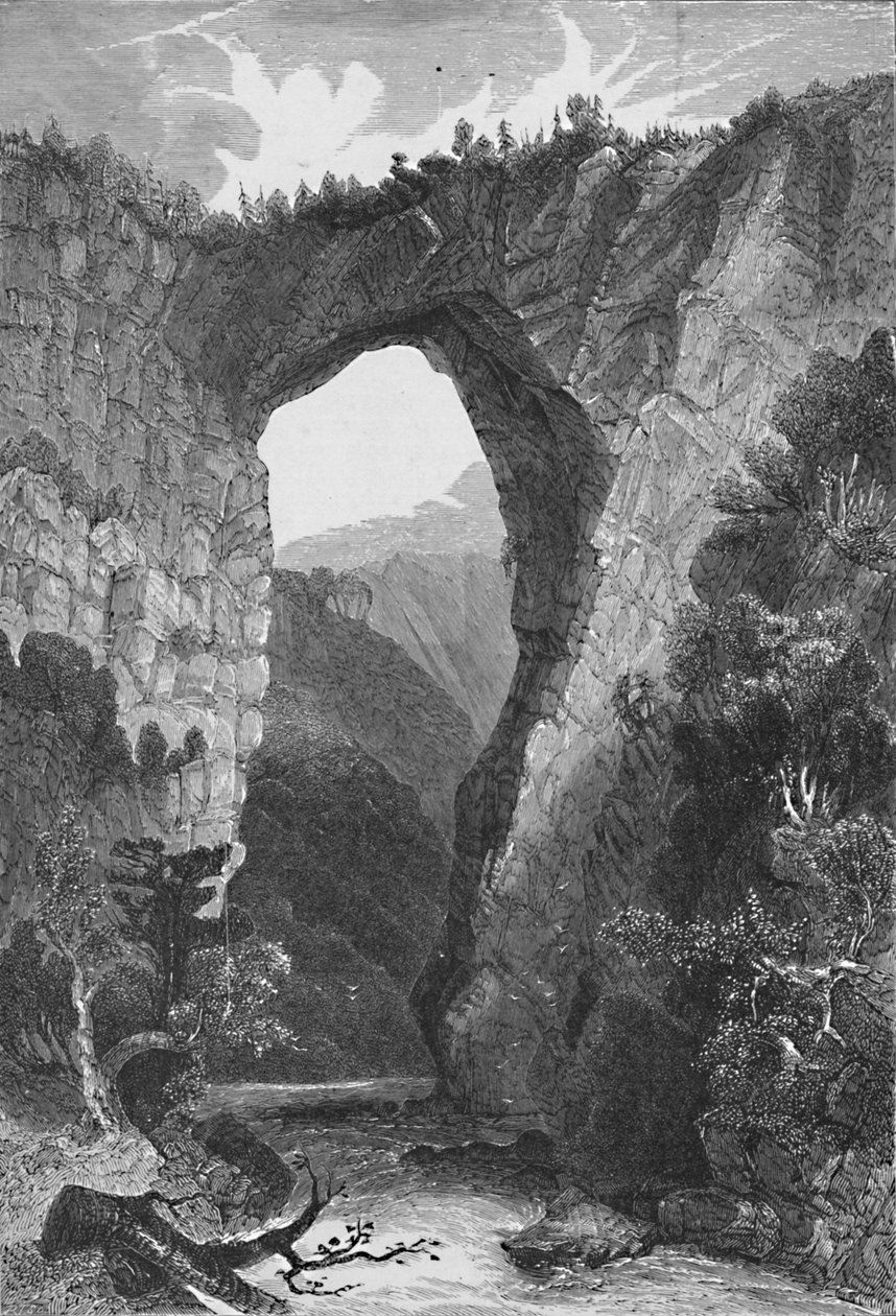 Natural Bridge, Virginia, 1883 tekijältä Unbekannt
