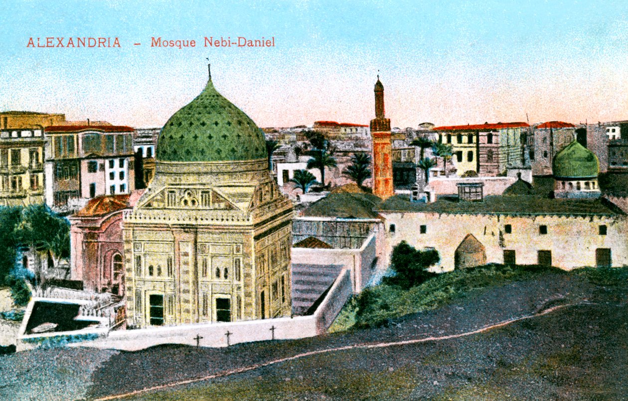 Nebi-Daniel-moskeija, Aleksandria, Egypti, 1900-luku tekijältä Unbekannt