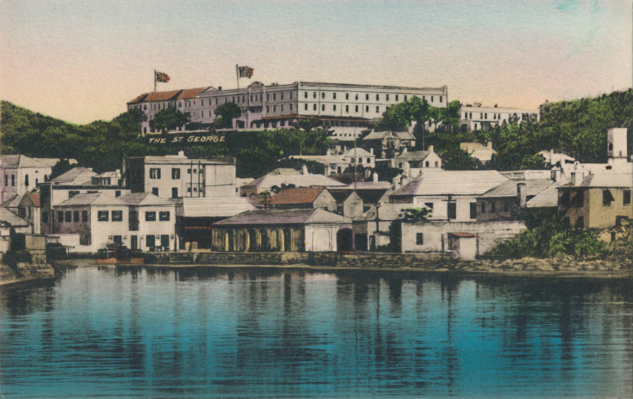 New St. George Hotel, St. Georges, Bermuda, 1900-luvun alku. tekijältä Unbekannt