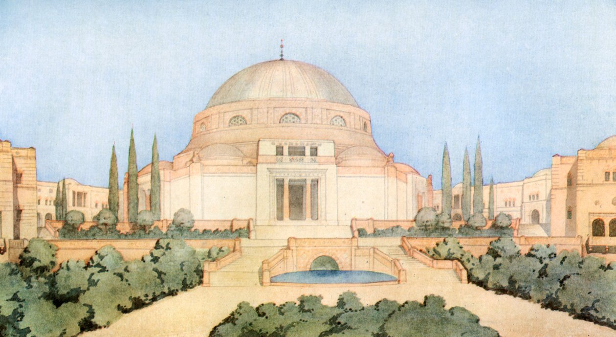 Uusi yliopisto, Jerusalem, Israel, 1926 tekijältä Unbekannt
