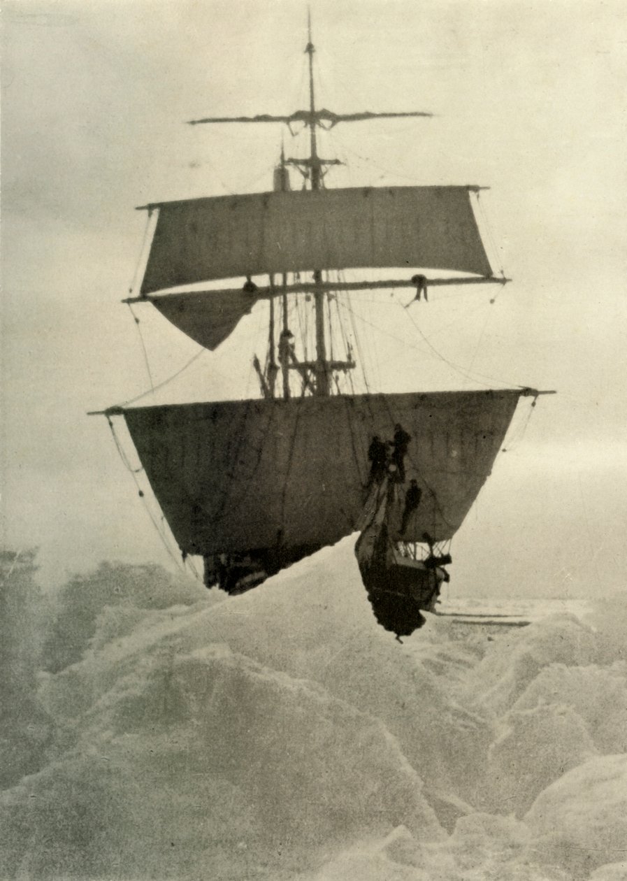 Nimrod pysyi jäässä, 1908, 1909 tekijältä Unbekannt