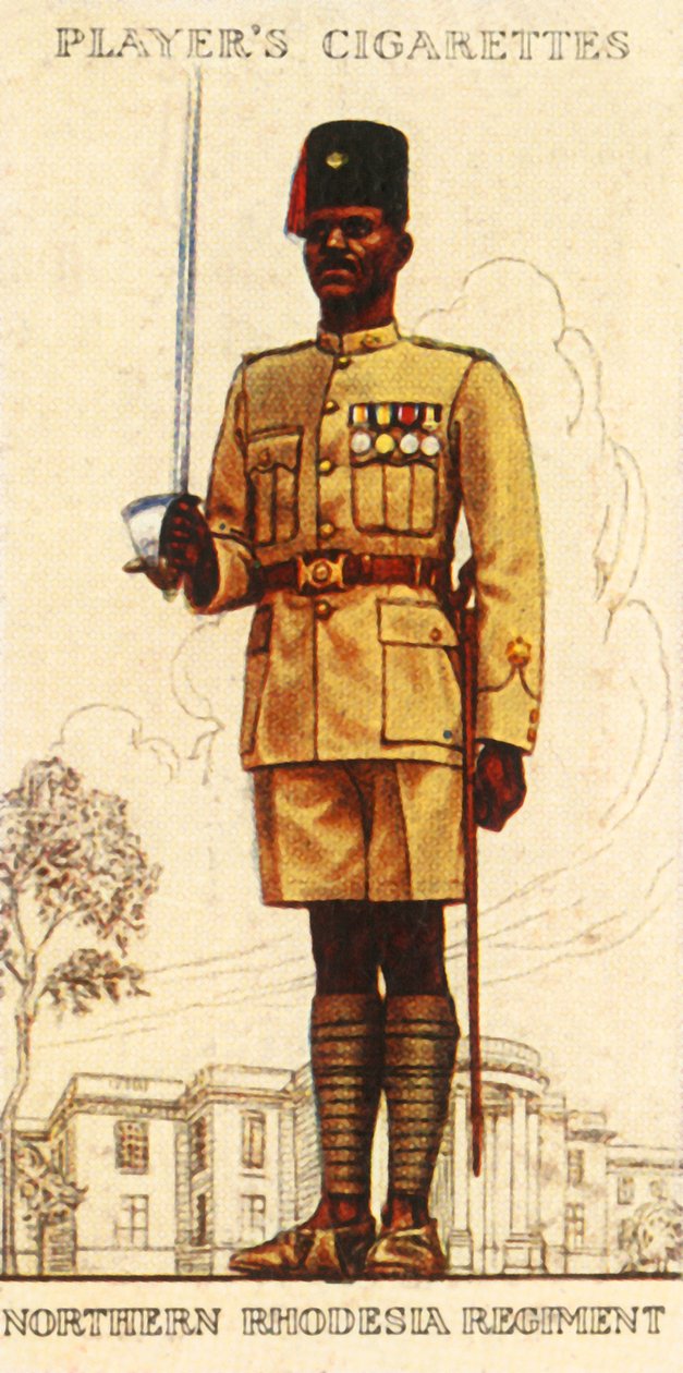 Pohjois-Rhodesian rykmentti, 1936. tekijältä Unbekannt