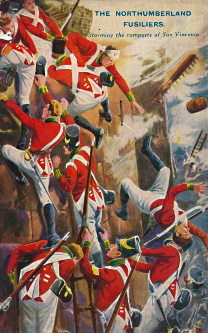 Northumberland Fusiliers. Hyökkäys San Vincenten valleille, 1812, 1939. tekijältä Unbekannt
