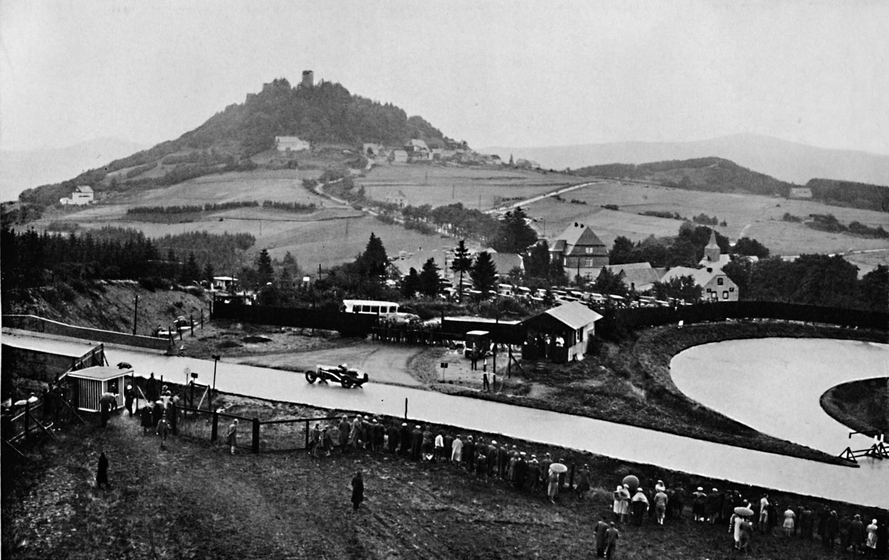 Nürburgin kehä, Eifel-vuoret, Saksa, 1937 tekijältä Unbekannt