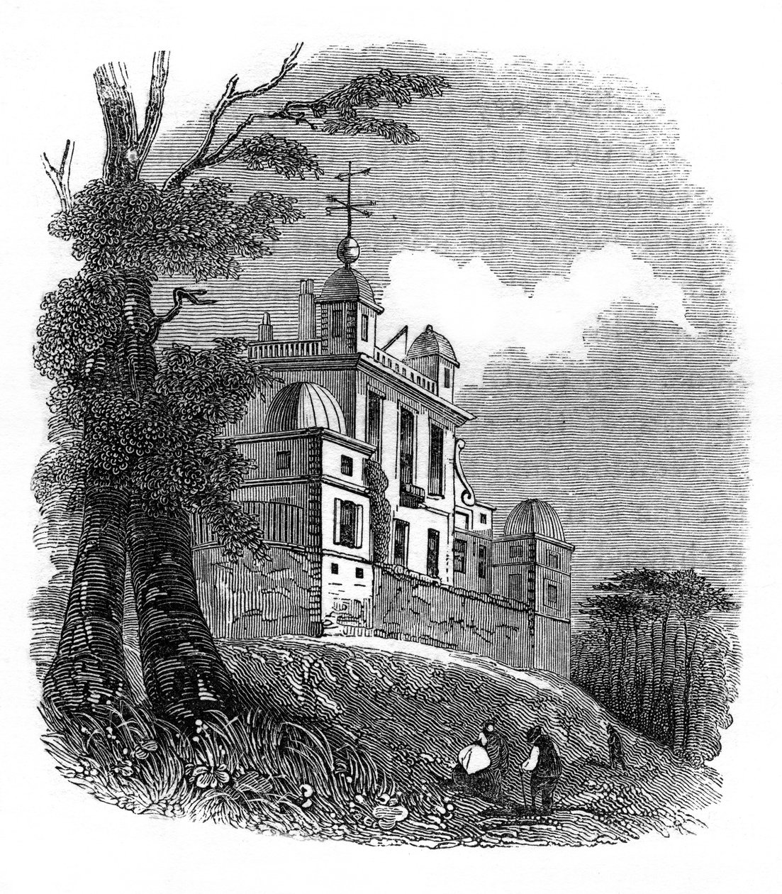 Observatorio Greenwichissä, 1836 tekijältä Unbekannt