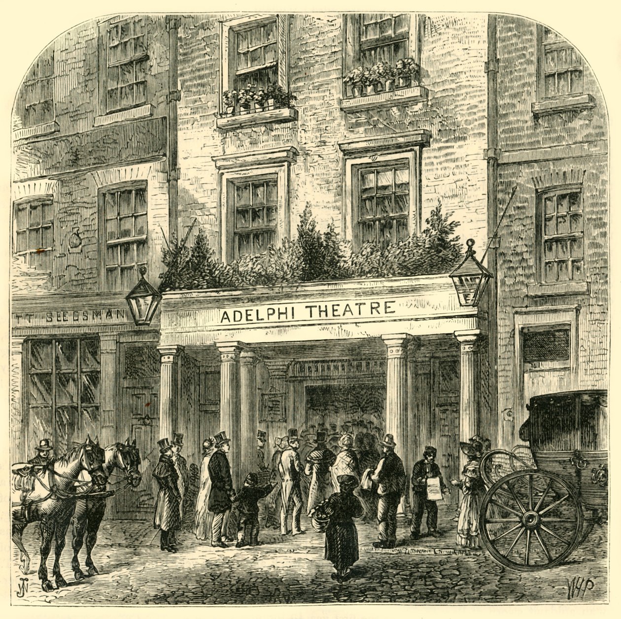 Old Adelphi Theatre, 1881. tekijältä Unbekannt
