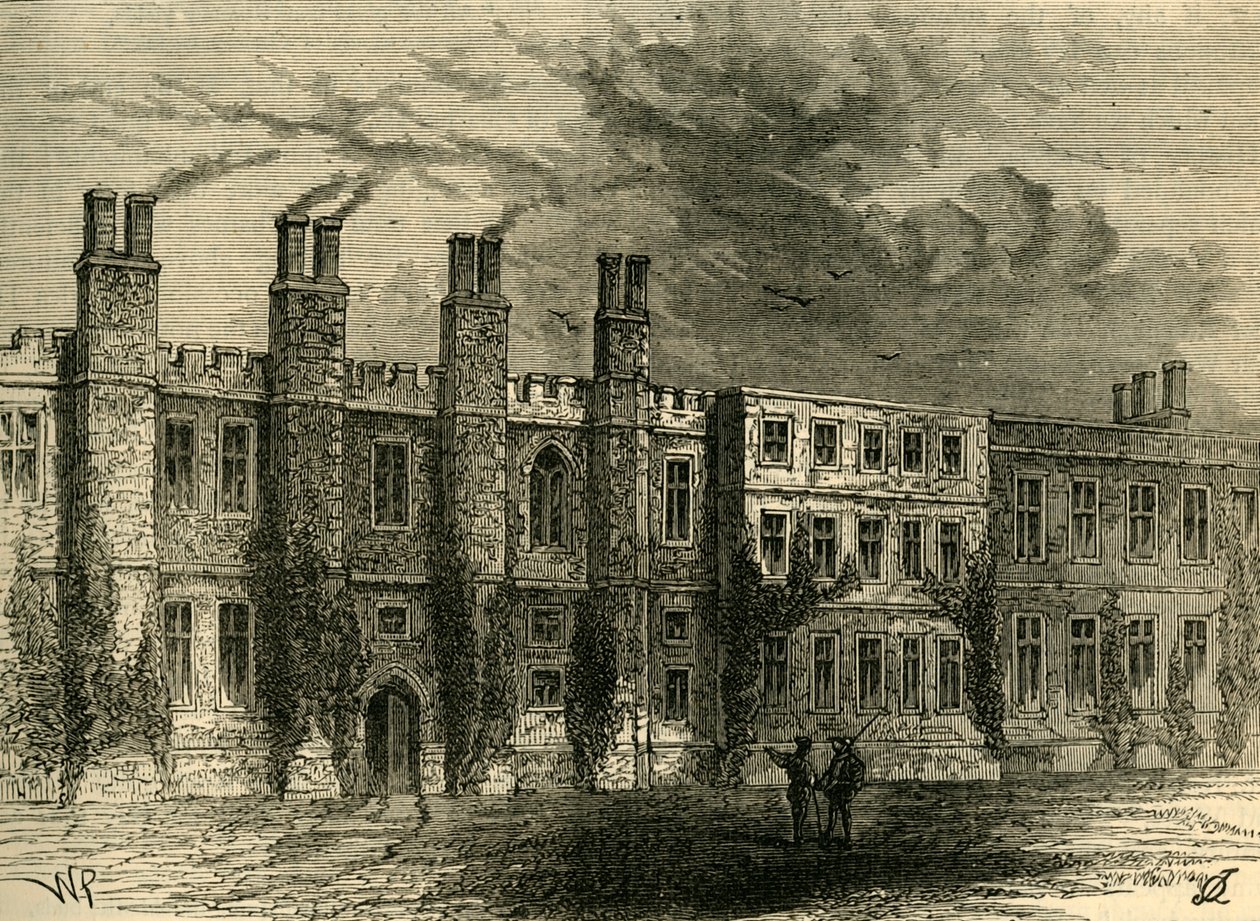 Vanha Chelsea Manor House, vuodelta 1876. tekijältä Unbekannt