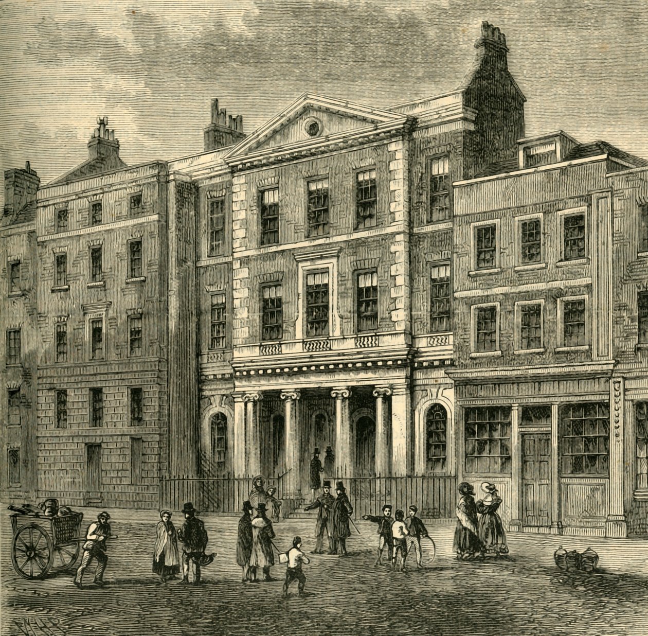 Old Coal Exchange, n. 1872. tekijältä Unbekannt