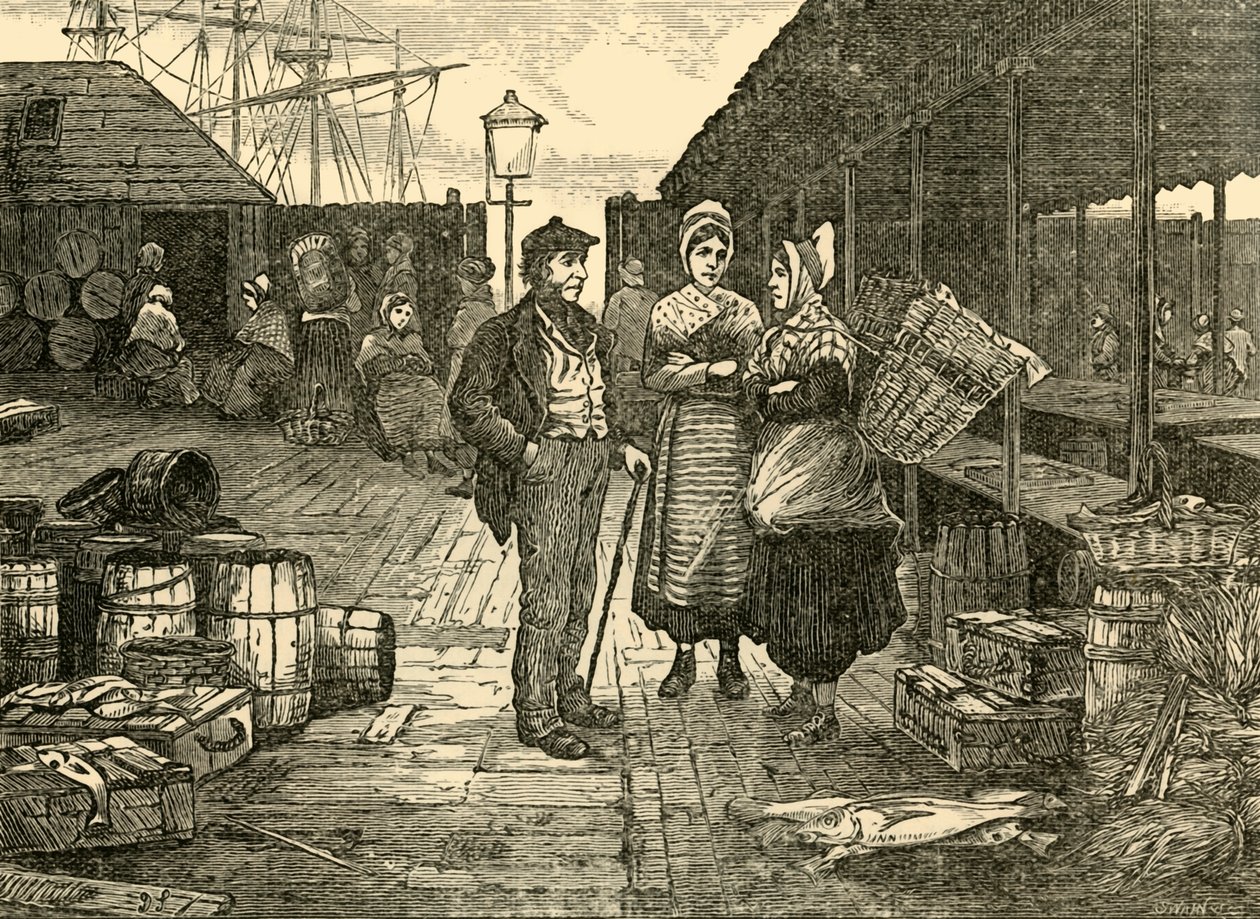 Vanhat kalamarkkinat, 1898. tekijältä Unbekannt