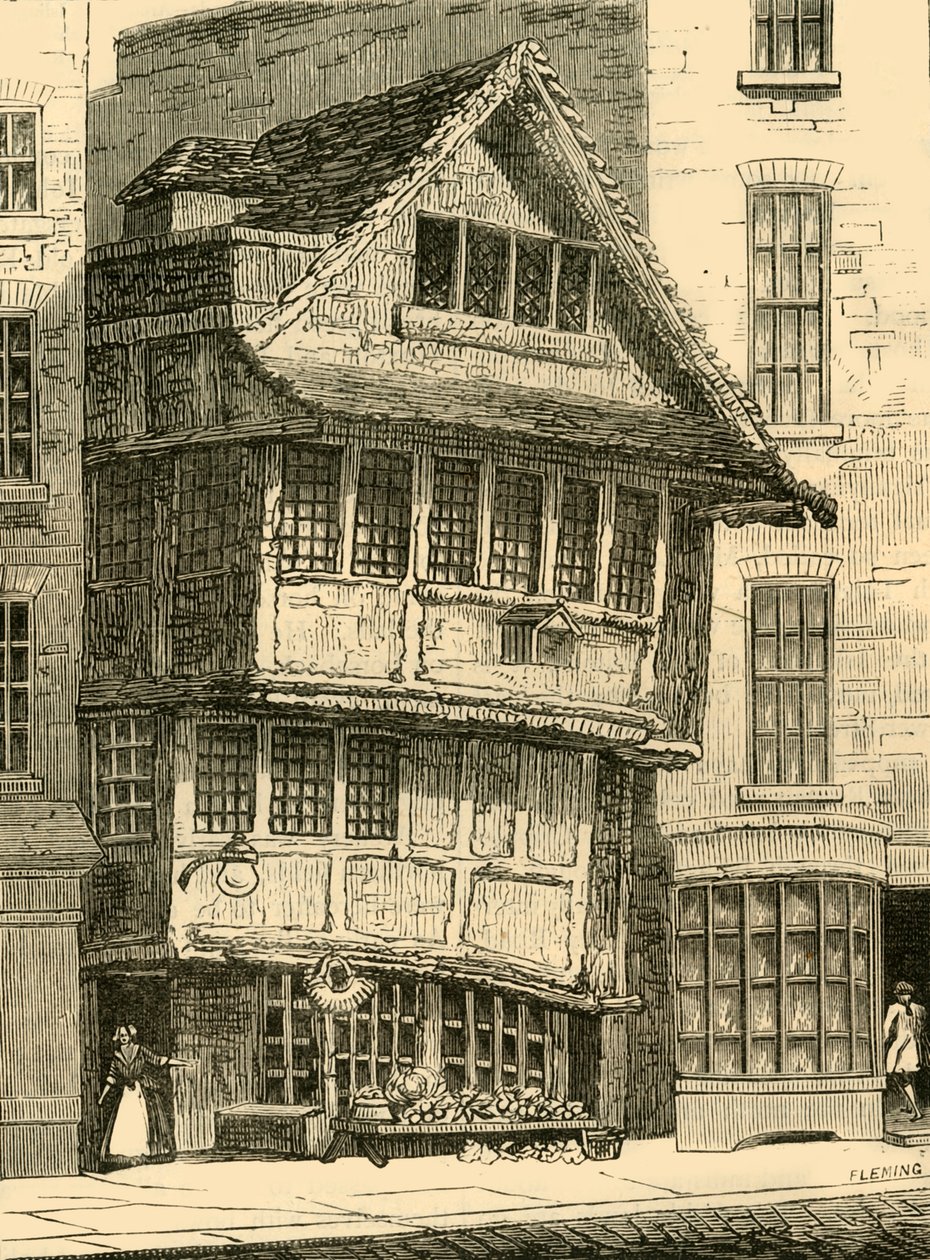 The Old Fountain, in the Minories, 1798, c1872. tekijältä Unbekannt