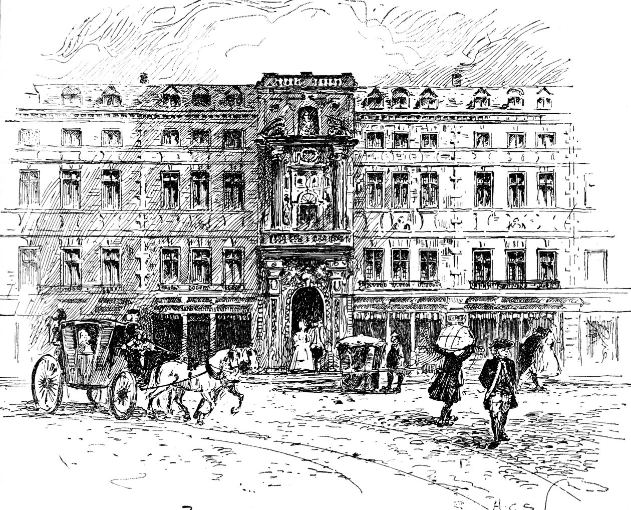 Old Mercers Hall, Lontoo, 1909 tekijältä Unbekannt