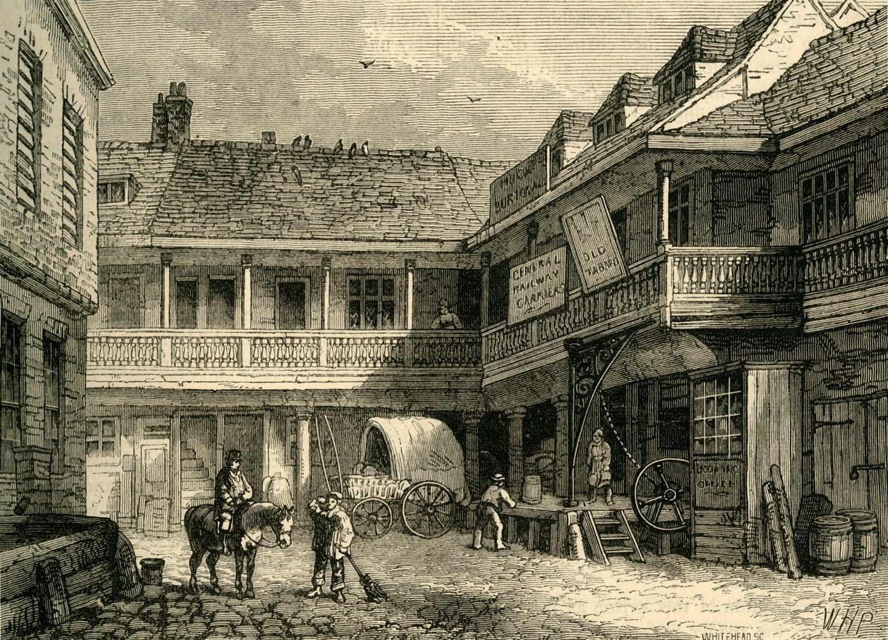 Old Tabard Inn, vuodelta 1878. tekijältä Unbekannt