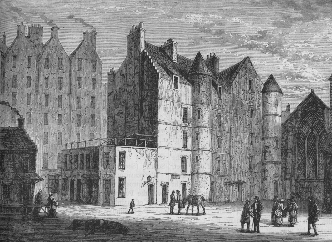 Old Tolbooth, Edinburgh, 1880 tekijältä Unbekannt