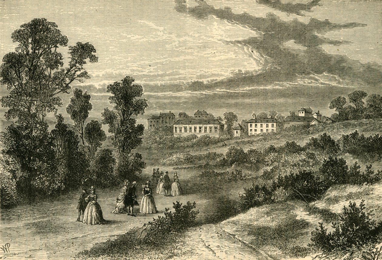 The Old Well Walk, Hampstead, noin 1750, c1876. tekijältä Unbekannt
