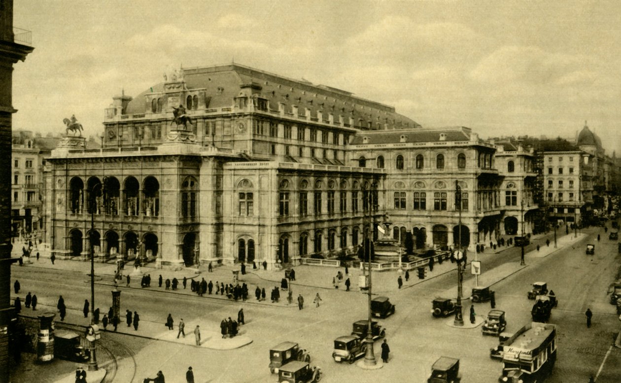 Oopperatalo, Wien, Itävalta, vuodelta 1935. tekijältä Unbekannt