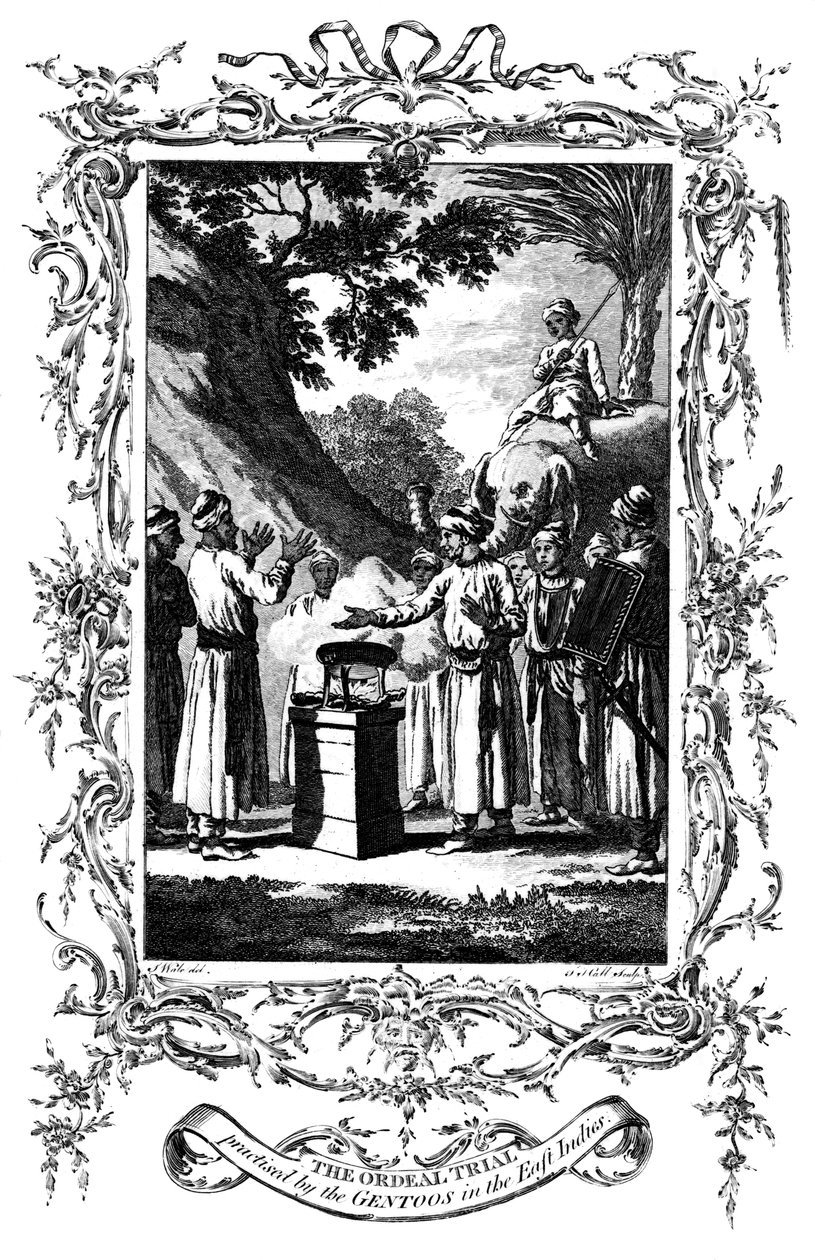 Koettelemusoikeudenkäynti, 1792 tekijältä Unbekannt