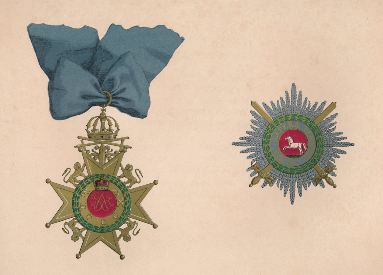 Guelfien ritarikunta, 1800-luku tekijältä Unbekannt