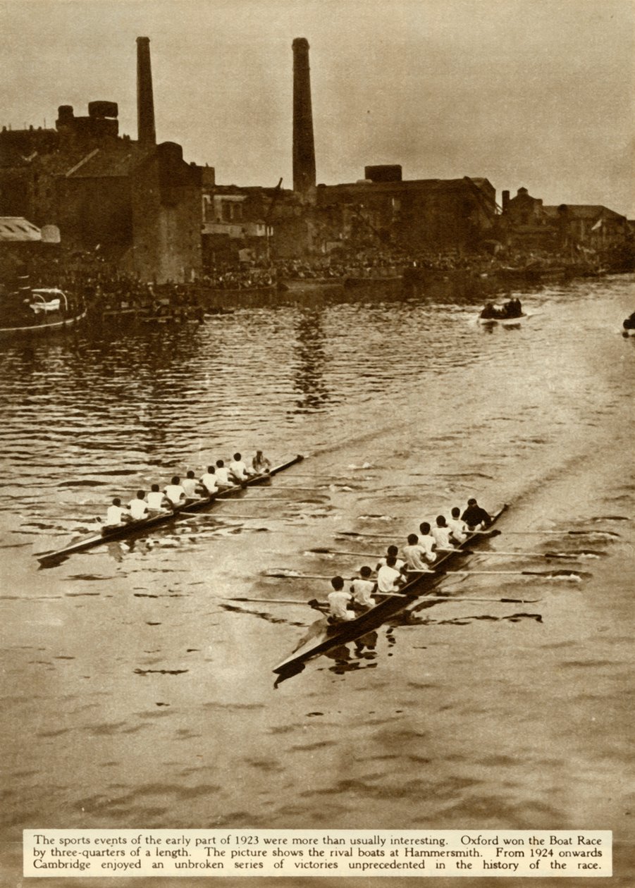 Oxford and Cambridge Boat Race, Lontoo, 1923, 1935. tekijältä Unbekannt