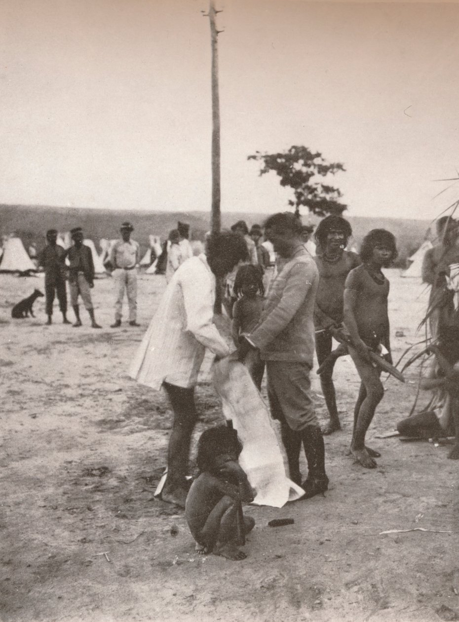 Intiaanien rauhoittaminen, 1914 tekijältä Unbekannt