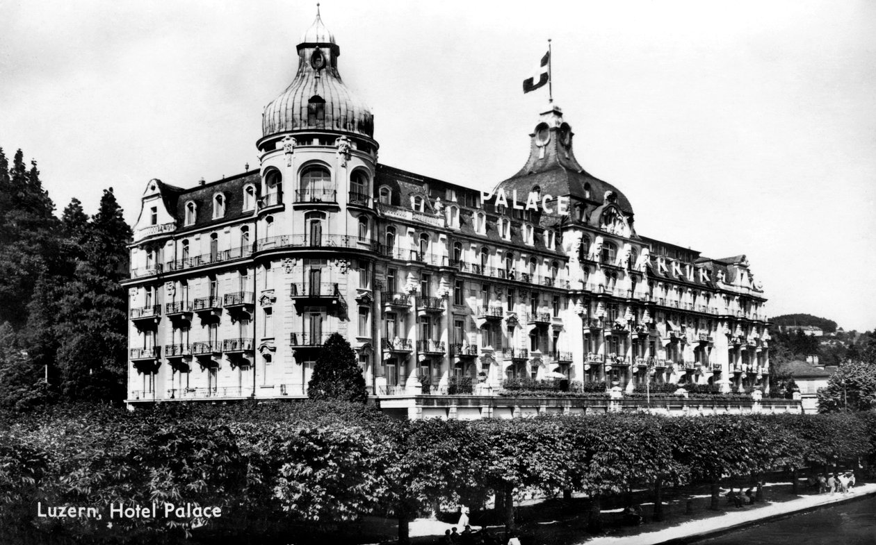 Palace Hotel, Luzern, Sveitsi, 1900-luvun alku tekijältä Unbekannt
