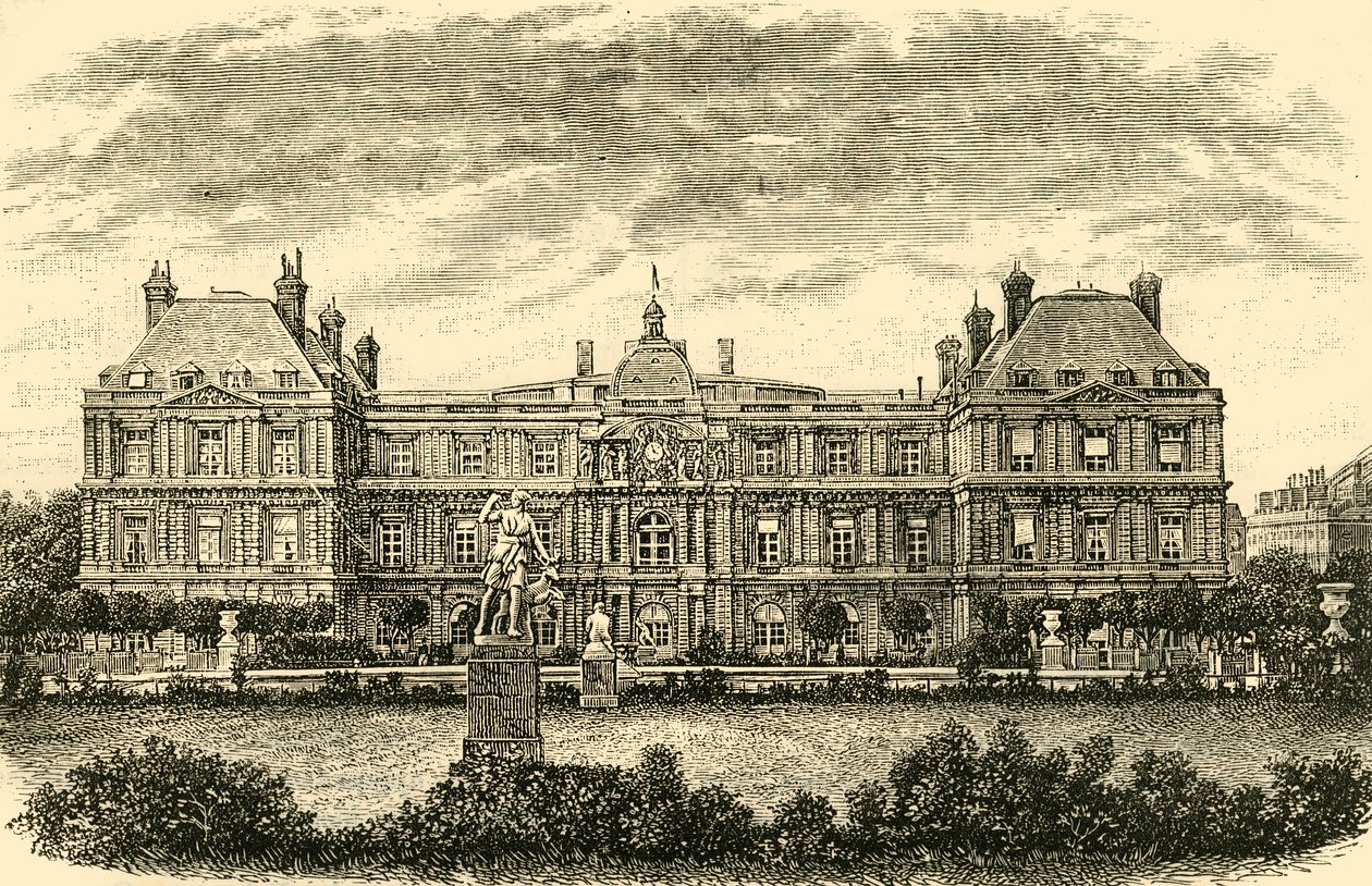 Palais de Luxembourg, Pariisi, 1890. tekijältä Unbekannt