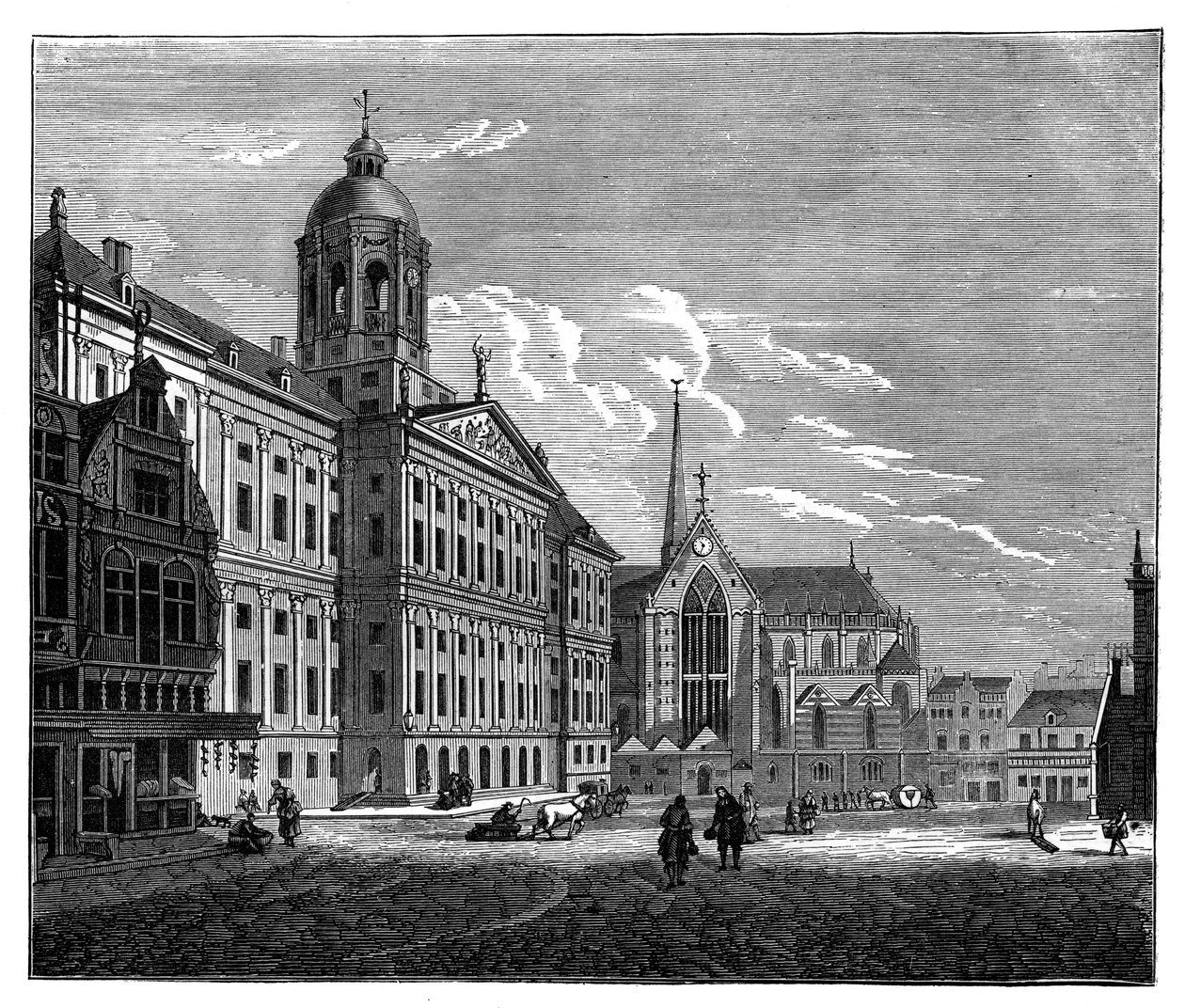 Palais Royal, Amsterdam, vuonna 1890 tekijältä Unbekannt