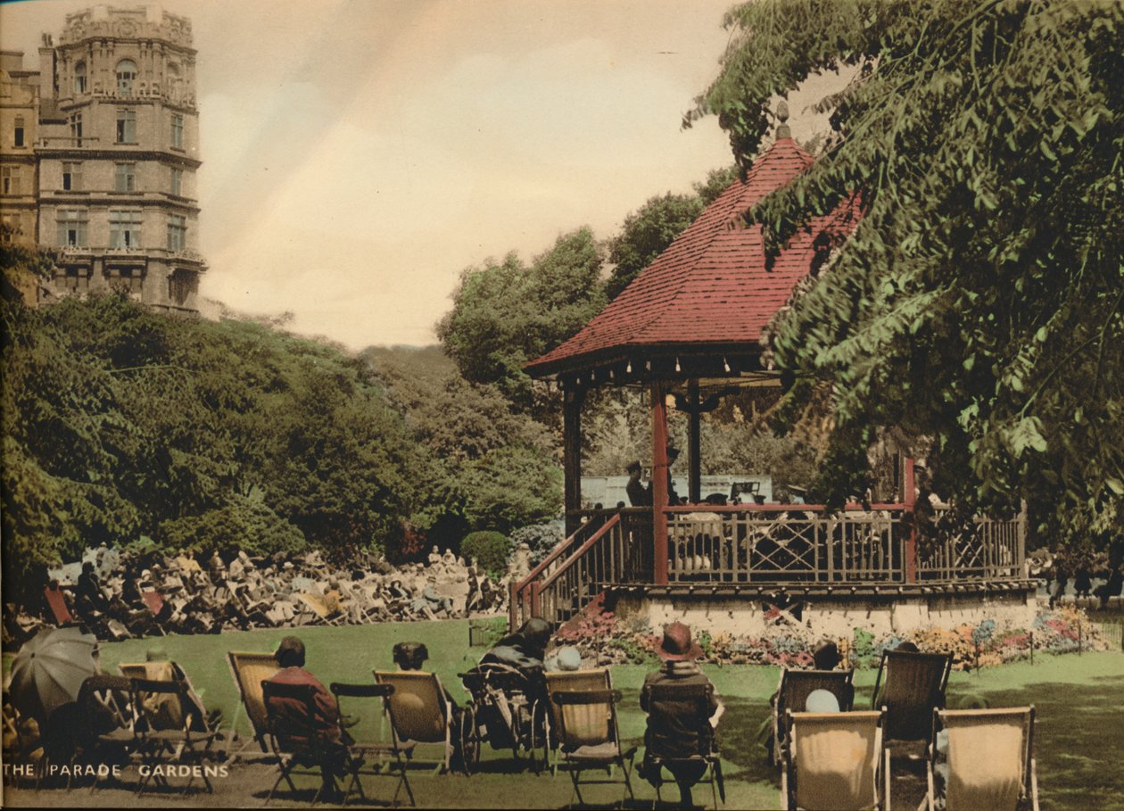 The Parade Gardens, Bath, Somerset, 1925 tekijältä Unbekannt