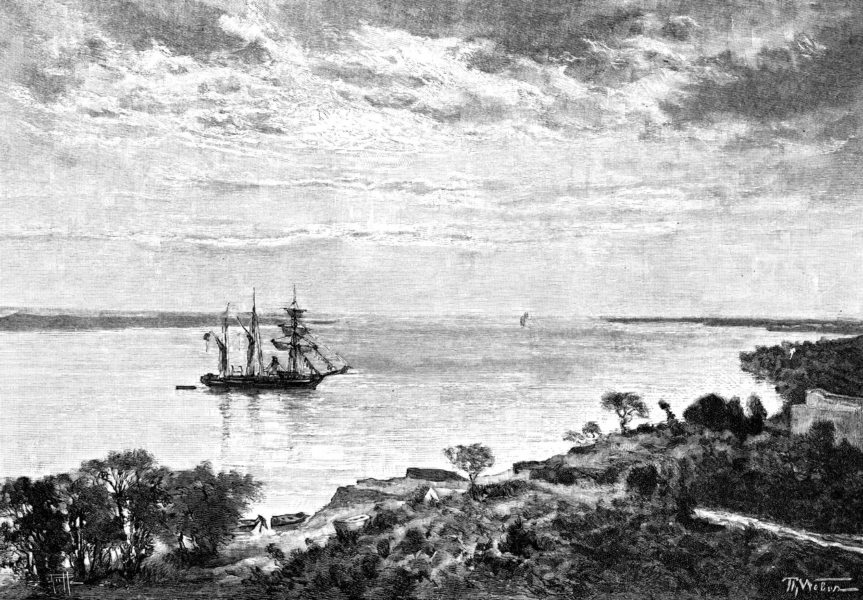 Parana-joki, Etelä-Amerikka, 1895 tekijältä Unbekannt